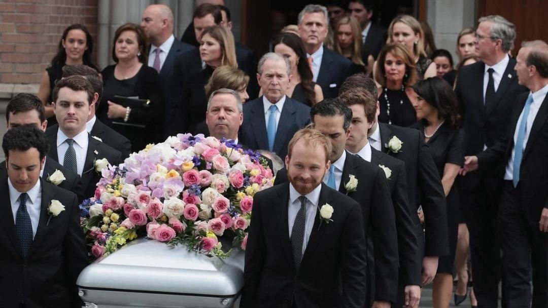 4位美国前总统参加前第一夫人芭芭拉·布什葬礼