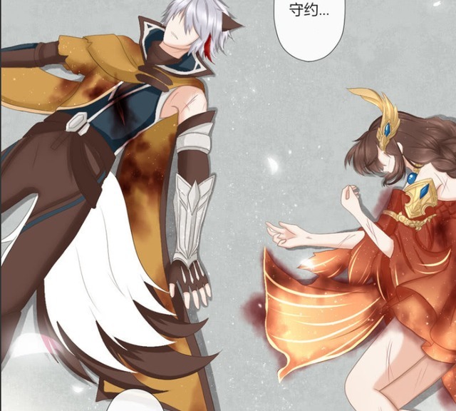 乔约漫画大结局!守约和大乔的"狗粮",孙策就一边站吧!