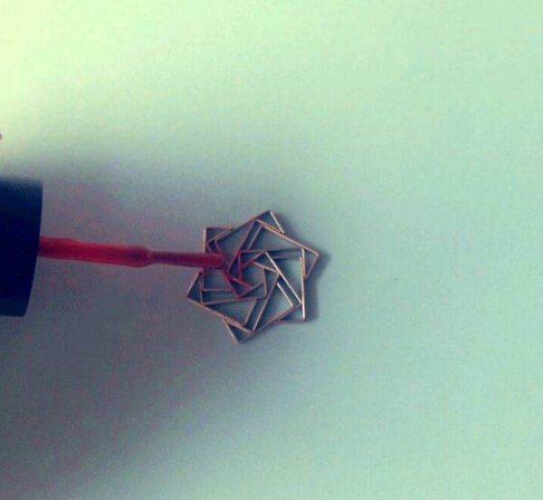 订书钉和六芒星儿童手工制作方法_订书钉和六芒星diy制作教程图解