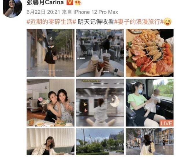 林峯|林峯妻子张馨月晒日常生活,女儿罕见出镜,头发稀少发黄引质疑