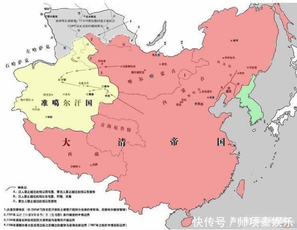 康熙时期地图介绍,清朝疆域图突破1000万平方公里是