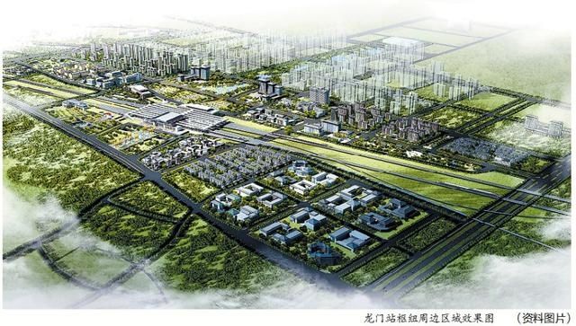 洛阳南昌路将建下穿通道,龙门站枢纽周边建筑走"中国风"_【】