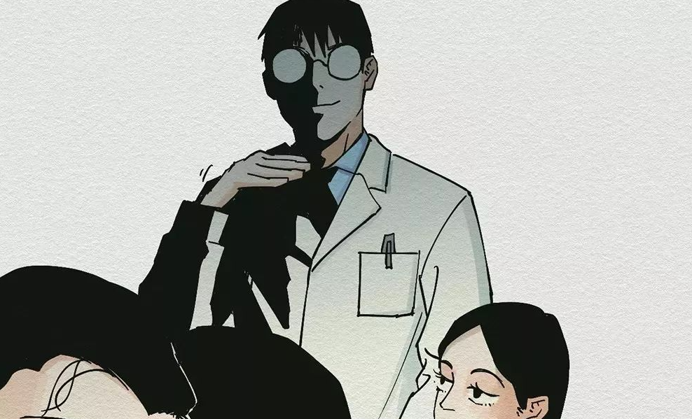 人性短篇恐怖漫画《整容失败的女大学生》