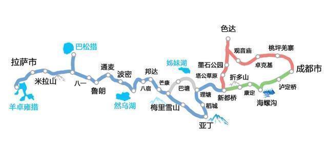 视觉|川藏南线 川藏北线 滇藏线完美组合,一场绝无仅有的视觉盛宴