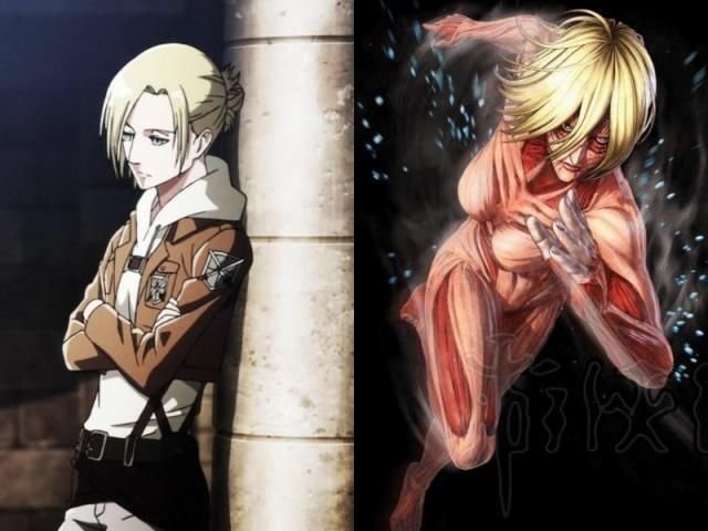 进击的巨人中九位巨人变身前后对比 女巨人最性感 艾伦混合形态 快资讯