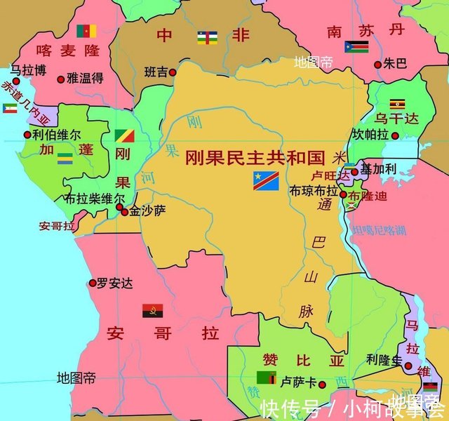 刚果河盆地 为什么有两个叫刚果的国家 快资讯