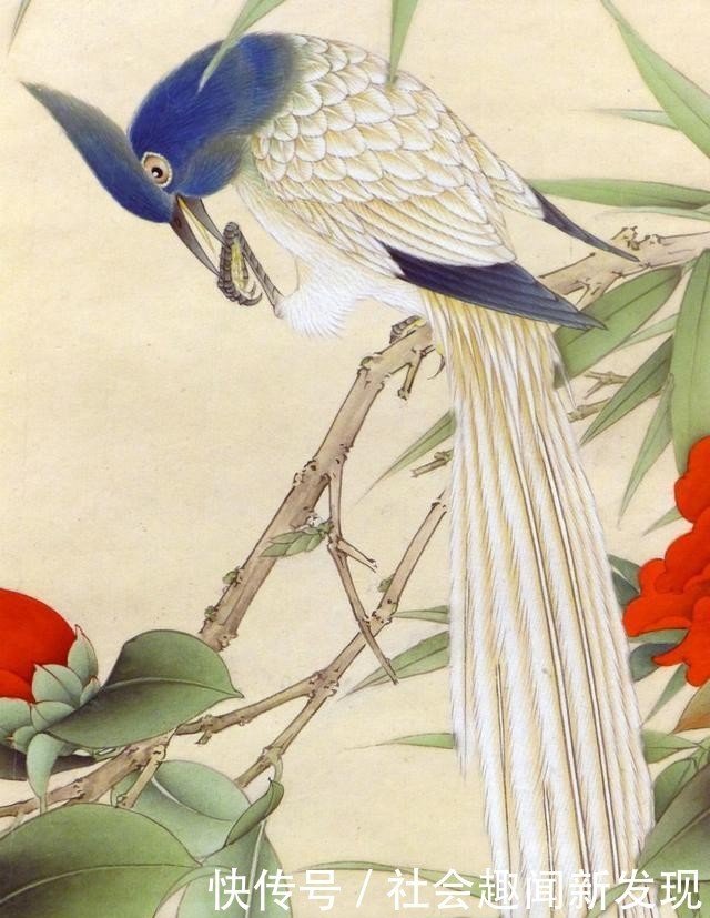 国画名家李长白工笔花鸟作品欣赏 喜欢就收藏吧 快资讯