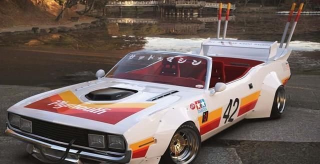 美日汽车文化的撞击 Plymouth Cuda暴走族改装案例 喜欢吗 快资讯