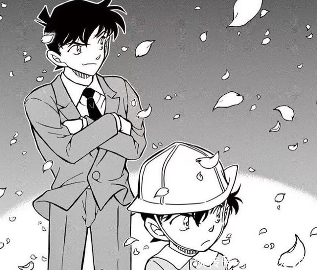 名侦探柯南 小时候的新一和小兰天使 软软糯糯 第一可爱 快资讯