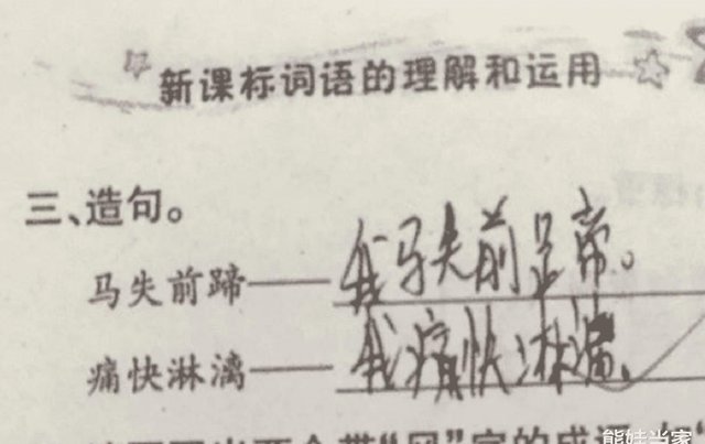 最懒 小学生造句火了 老师无奈给了满分 网友表示 没毛病 快资讯