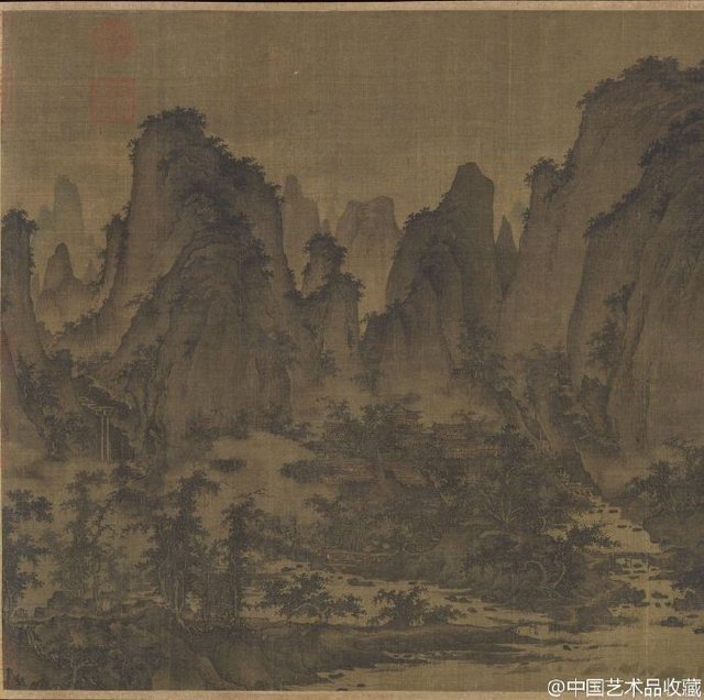 名作赏析 夏山图 屈鼎 快资讯