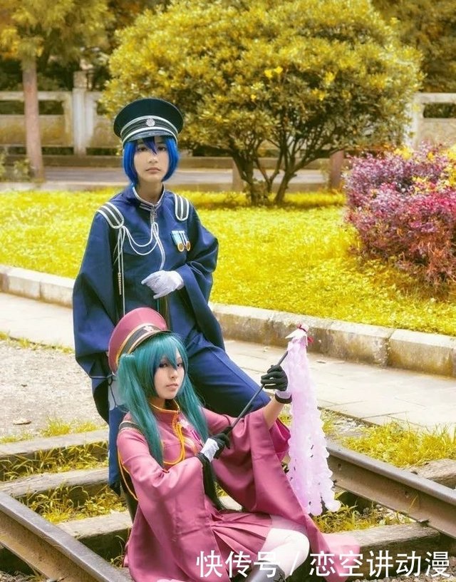 Cos美图 Vocaloid 千本樱 神威 这个画风好棒 快资讯