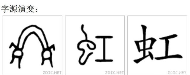 每日一字 之 虹 小虫都能画出一条彩虹 我们人类难道连小虫都不如吗 快资讯