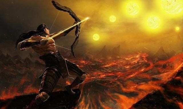 后羿射日的神弓是从哪里来的 查找 山海经 解开很多儿时疑惑 快资讯