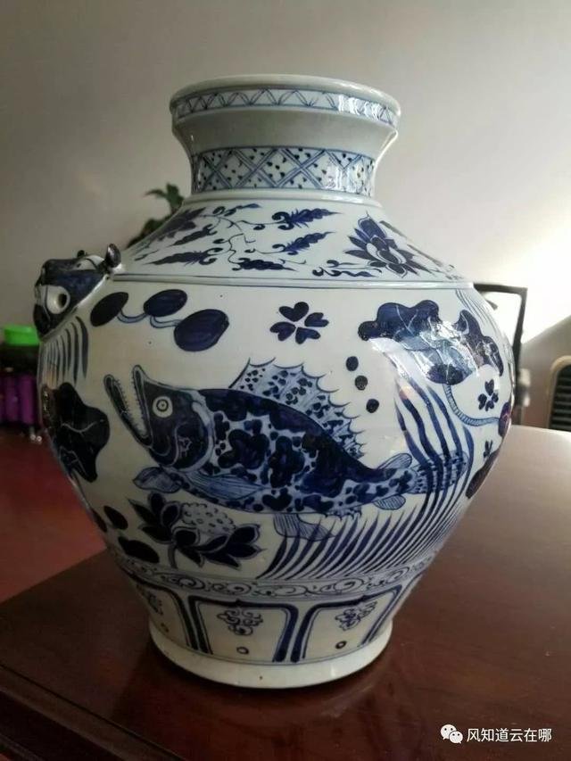 深谈博陵第款元青花兽首鱼藻纹图罐收藏价值 快资讯