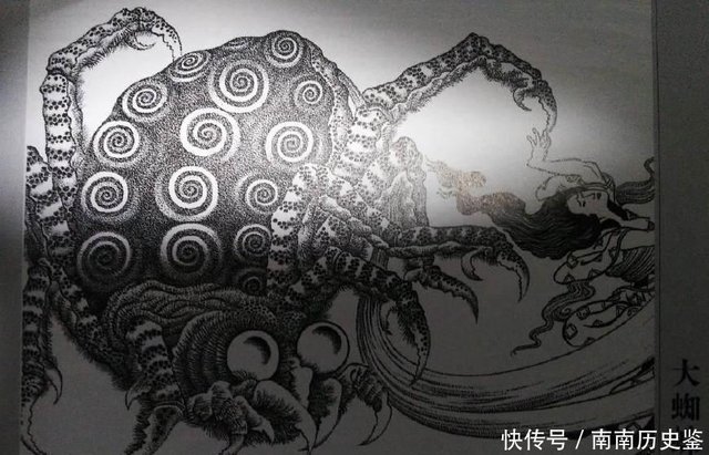日本妖怪历史文化之信浓的大蜘蛛 说了不是土蜘蛛哟 快资讯