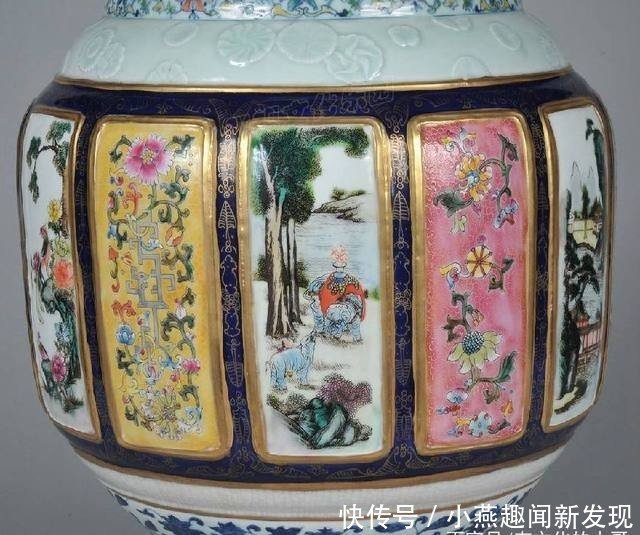 清朝乾隆年间的一件大瓷瓶，色彩斑斓，被称为“瓷器之母”！ - 快资讯