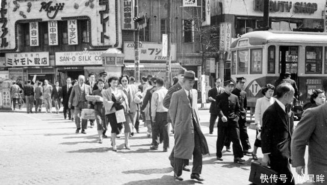 老照片50年代初的日本东京和你想象中一样么 快资讯