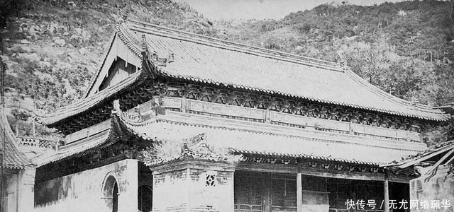 17年浙江普陀山寺庙旧照 法雨寺的御碑与普济寺的宝塔 快资讯