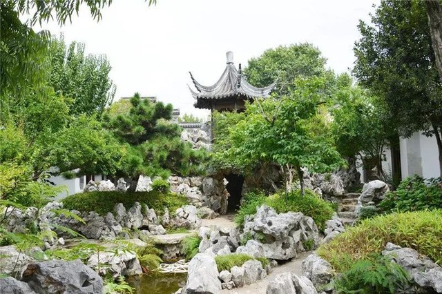 庭院假山 院子里假山植物造景技巧 快资讯