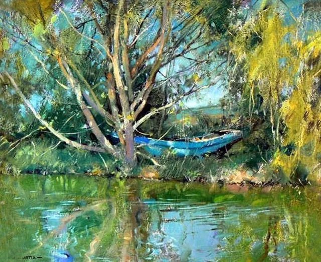 英国画家理查德色彩通透的风景画 美醉心了 快资讯