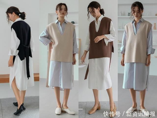 不论你高矮肥瘦 一件马甲背心简单搭配 整个秋季足够时尚和抢眼 快资讯