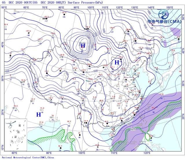 大范围气温走低 12月预计还有5波冷空气 中旬大寒潮要来 快资讯