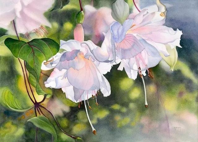 花与光的碰撞 她画的超写实水彩花卉 美到窒息 快资讯 花与光的碰撞 她画的超写实水彩花卉 美到窒息 快资讯