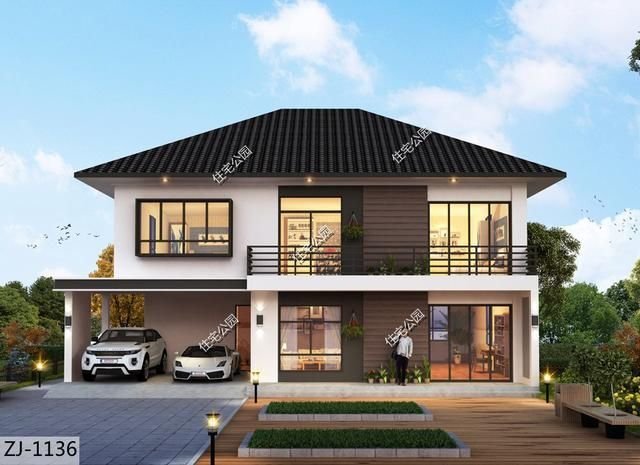 农村自建现代小户型 有堂屋有神龛 还带双车库 造价仅需万 快资讯