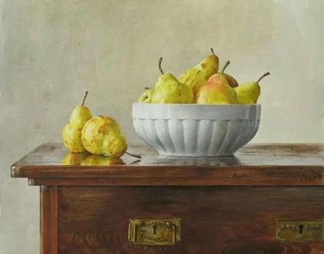 厚重如油画表现力强憾的写实静物水彩画- 快资讯