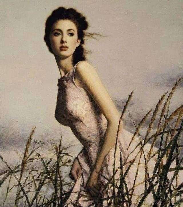 作品流传最广的中国画家谢楚余唯美女性油画欣赏- 快资讯