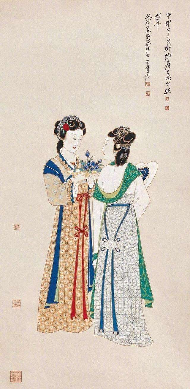 大千 仕女圖 張大千紈扇仕女| Zhang Daqian, Lady Holding a Fan | Fine