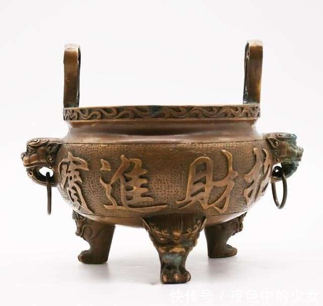 大清乾隆蓮華香炉 美術品工芸品の置物です 大清乾隆蓮華