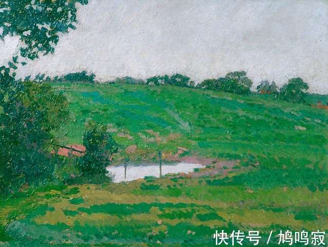 后印象派的油画，造型扎实，色彩大胆的英伦式风景画- 快资讯