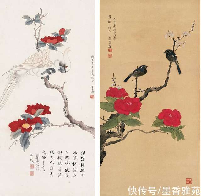 花鸟圣手”女画家谢月眉花鸟画欣赏- 快资讯