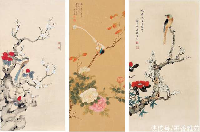 謝月眉   花鳥圖 花鸟圣手”女画家谢月眉花鸟画欣赏- 快资讯