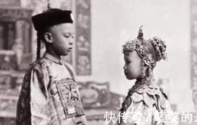 老照片：毫无人性！清末真实照片，新娘子八九岁，图七地主牵着的小妾