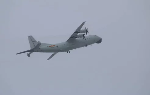 绿媒紧盯：解放军运-8反潜机进入台湾西南空域