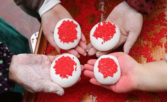 贵州江口特产红粑粑