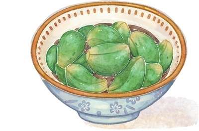 腊八蒜为什么会变绿