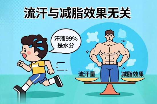 减脂和流汗有关系吗