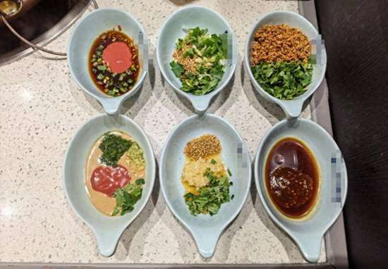 麻酱碟vs香油碟