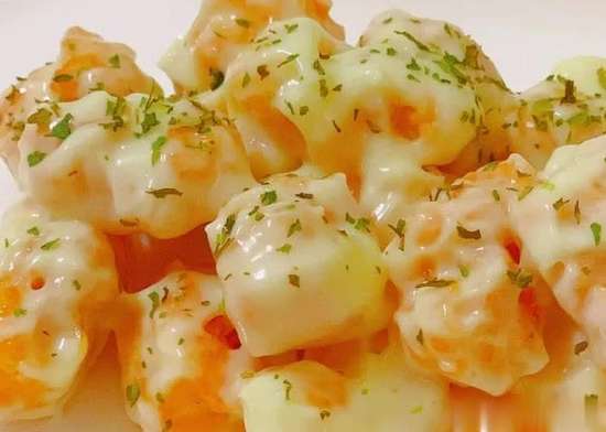 粤菜芥末虾球的正宗做法