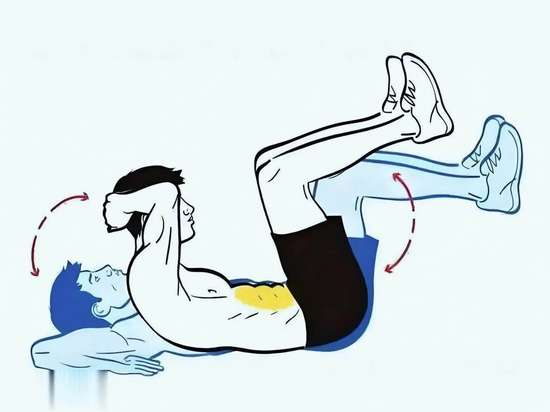 每天100个卷腹一个月效果