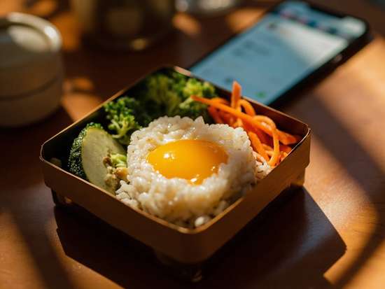 男友给做的爱心便当发朋友圈