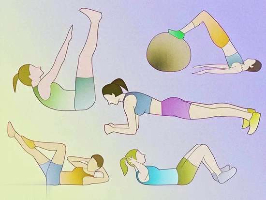 每天100个卷腹一个月效果