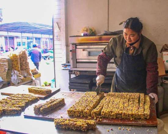 安徽庐江手工米糖