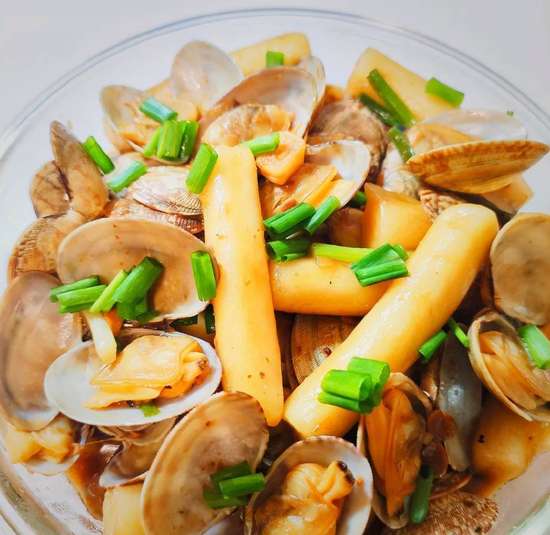 蛤蜊炒年糕家常做法