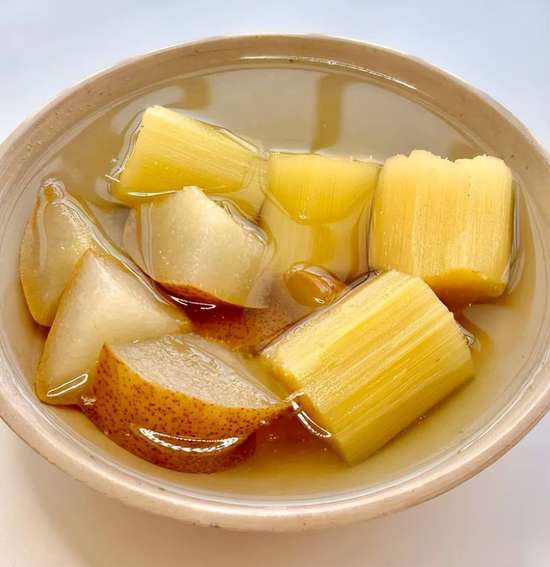 甘蔗水清热去火润肺止咳