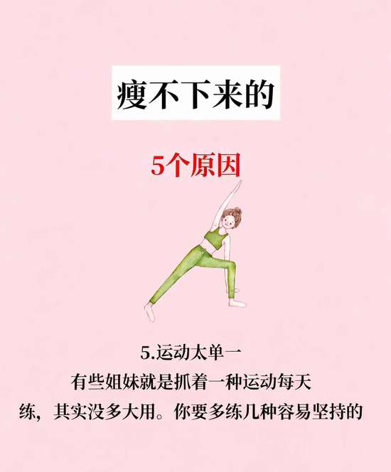 减肥一斤没瘦是什么原因